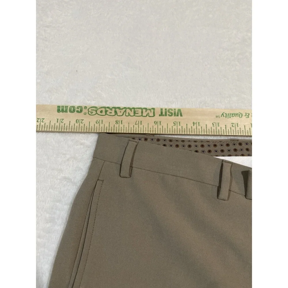 Lauren Ralph Lauren‎ Mens Tan 38x32 Dress Pants Trouser Recyled Material Viscose